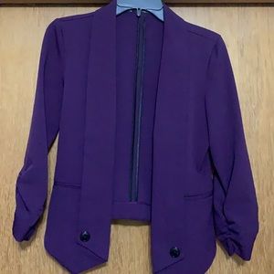 Purple blazer
